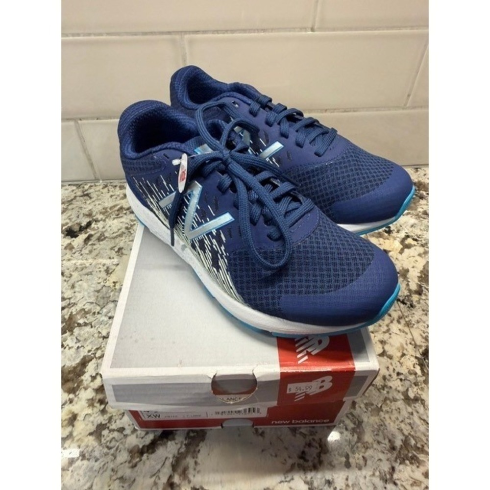 New Balance FuelCore Urge Blue Silver Kids Running Shoes Size 4.5 XW